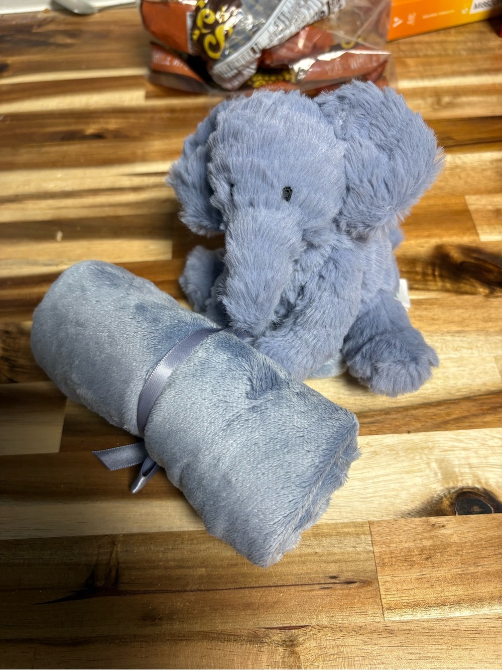 Jellycat Fuddlewuddle Elephant Soother Retired Blue
